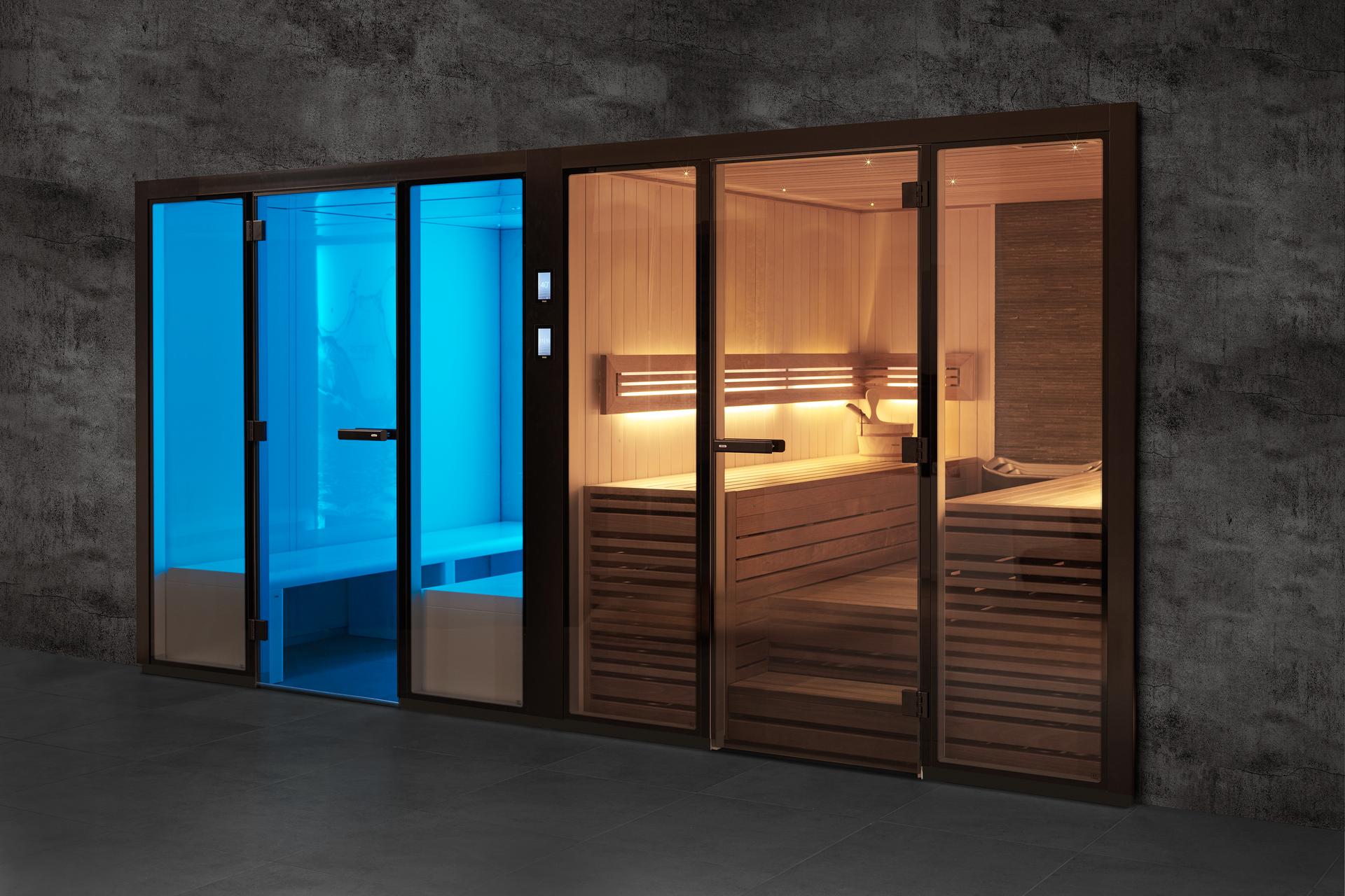 sauna bagno turco combinato Panacea Tylo