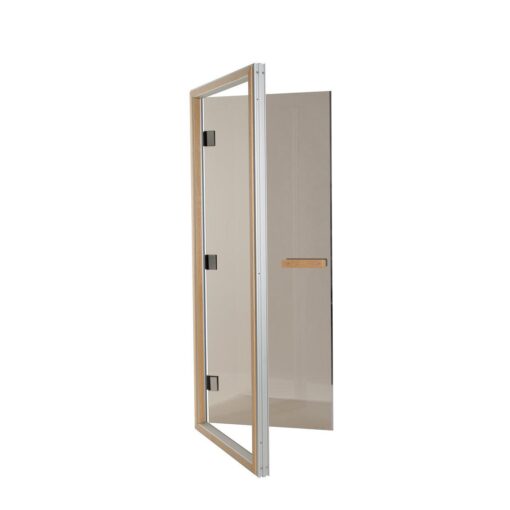 porta sauna in alluminio