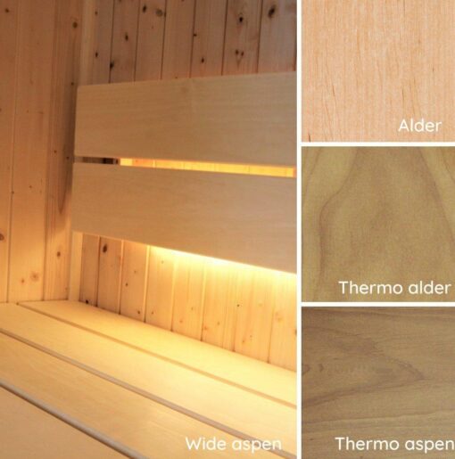 Interni sauna wide classic 3