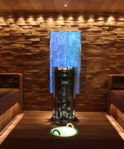 Pannello illuminato fibra ottica sauna