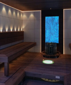 Pannello illuminato fibra ottica sauna