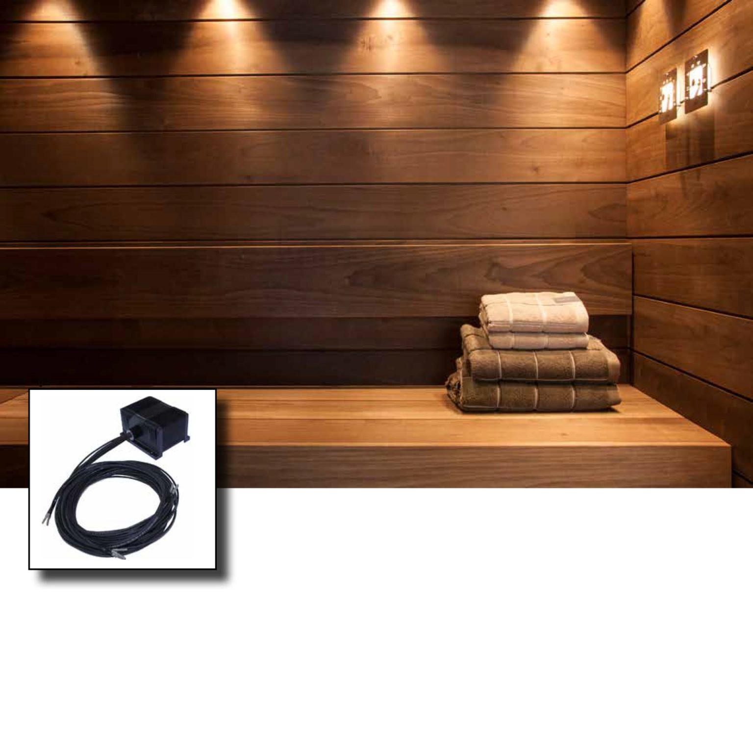 fibra ottica sauna