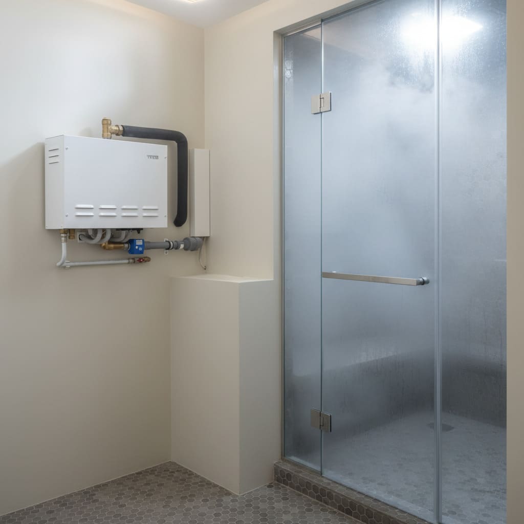 esempio installazione Tylo steam Home
