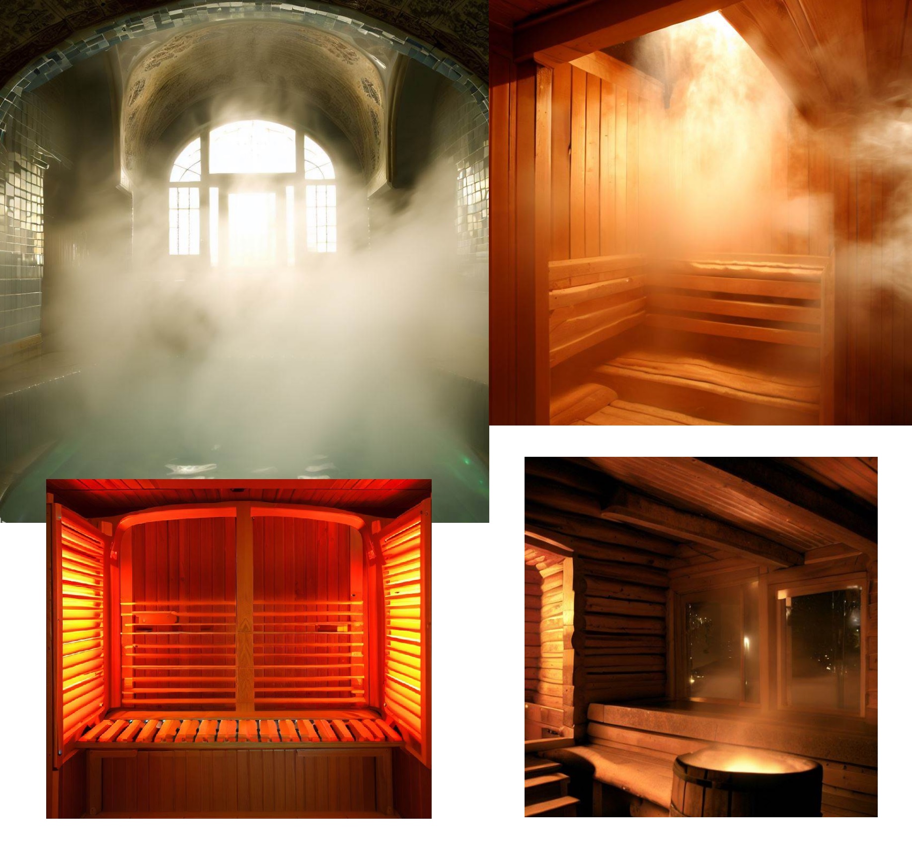 confronto sauna finlandese biosauna bagno turco infrarossi