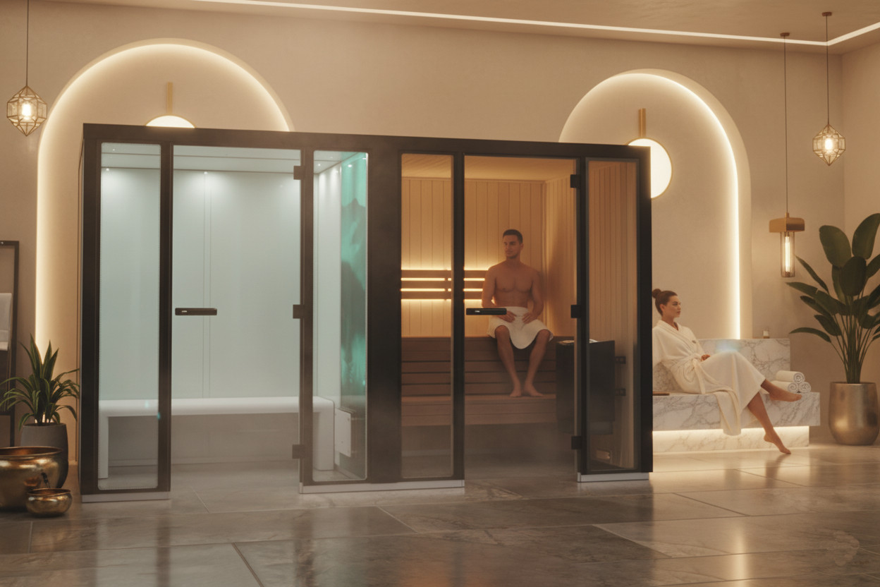 COMBIANTO SAUNA E BAGNO TURCO TYLO IN SPA ARABA