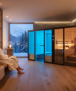Sauna bagno turco Panacea Twin 2525Tylo in SPA nordica