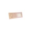 Valvola Tylo Vent Hatch B NM in legno Aspen, progettata per regolare il flusso d’aria nella sauna. Dimensioni 14x37,5 cm. Qualità garantita Tylo.