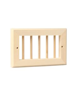Scopri la Tylo VENT GRILL B NM ASPEN, griglia di ventilazione in legno di Aspen 14×22 cm da posizionare sotto il riscaldatore sauna. Design naturale, resistenza al calore e qualità svedese.