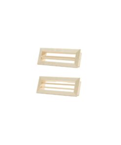 Griglia/valvola Tylo Vent Grill/Hatch Out in legno Aspen per sauna. Dimensioni foro: 80x246x71 mm. Realizzata in Svezia.