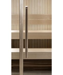 Scopri la maniglia verticale Tylo HANDLE DGL VERTICAL ASP-ASP in legno Aspen, lunghezza 1000 mm. Design elegante, montaggio facile e qualità svedese per porte sauna e ambienti wellness.
