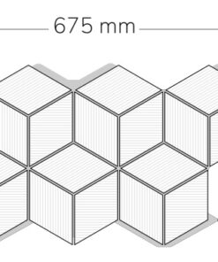 disegno rivestimento sauna rhombus decnord