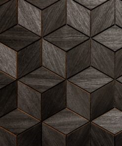 finitura sauna a rombo thermo black