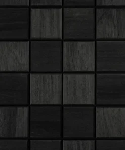 pannello rivestimento interno sauna di design square black