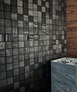 pannello rivestimento interno sauna di design square thermo in sauna