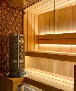 rivestimento sauna a rombi