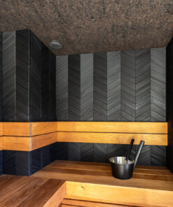 sauna con rivestimento bermuda LUX