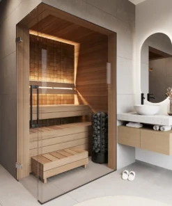 sauna di design square light