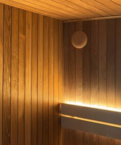 Sauna Perfection da esterno dettagli interni