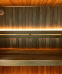 Sauna Perfection da esterno interni panche thermo aspen