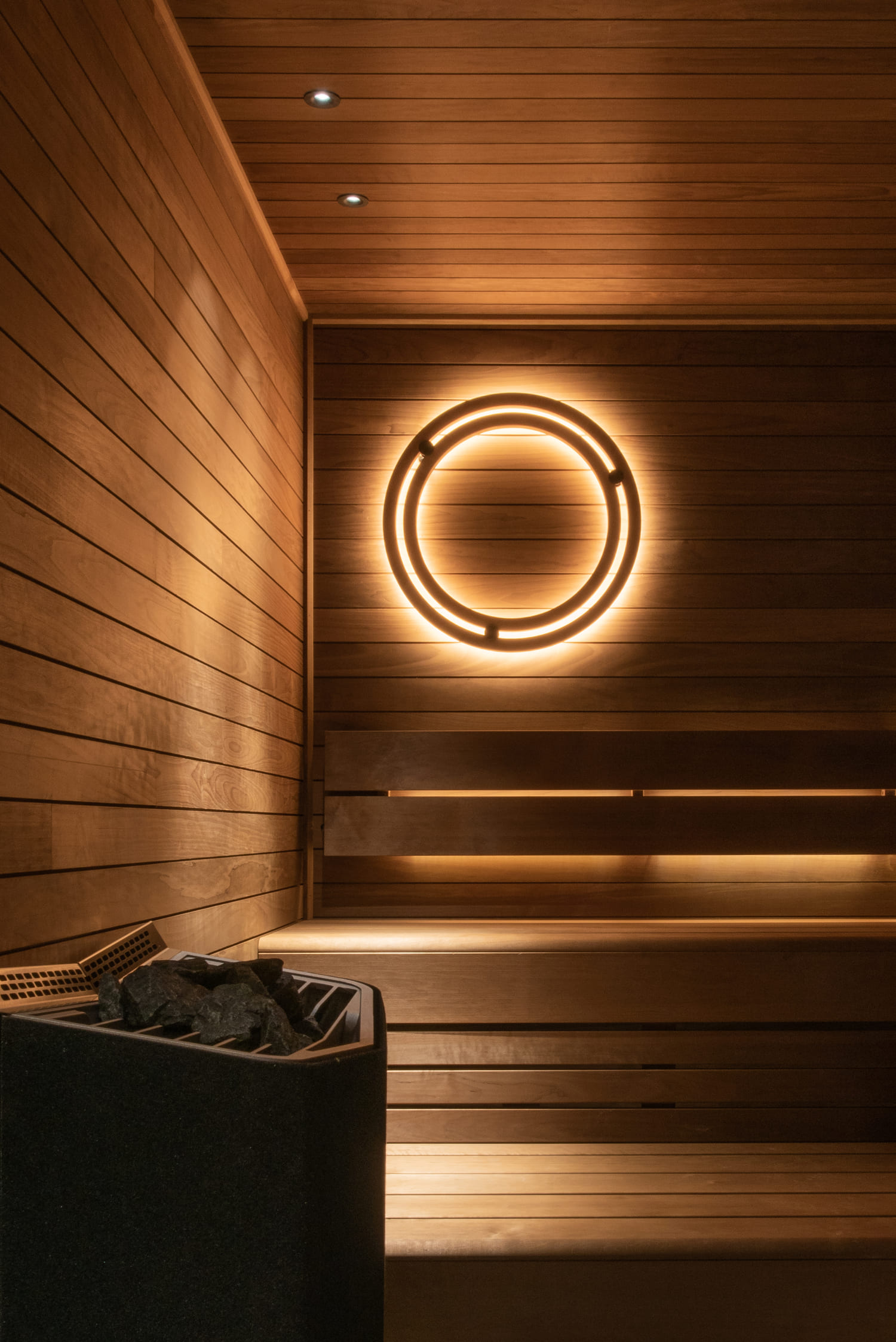 illuminazione sauna