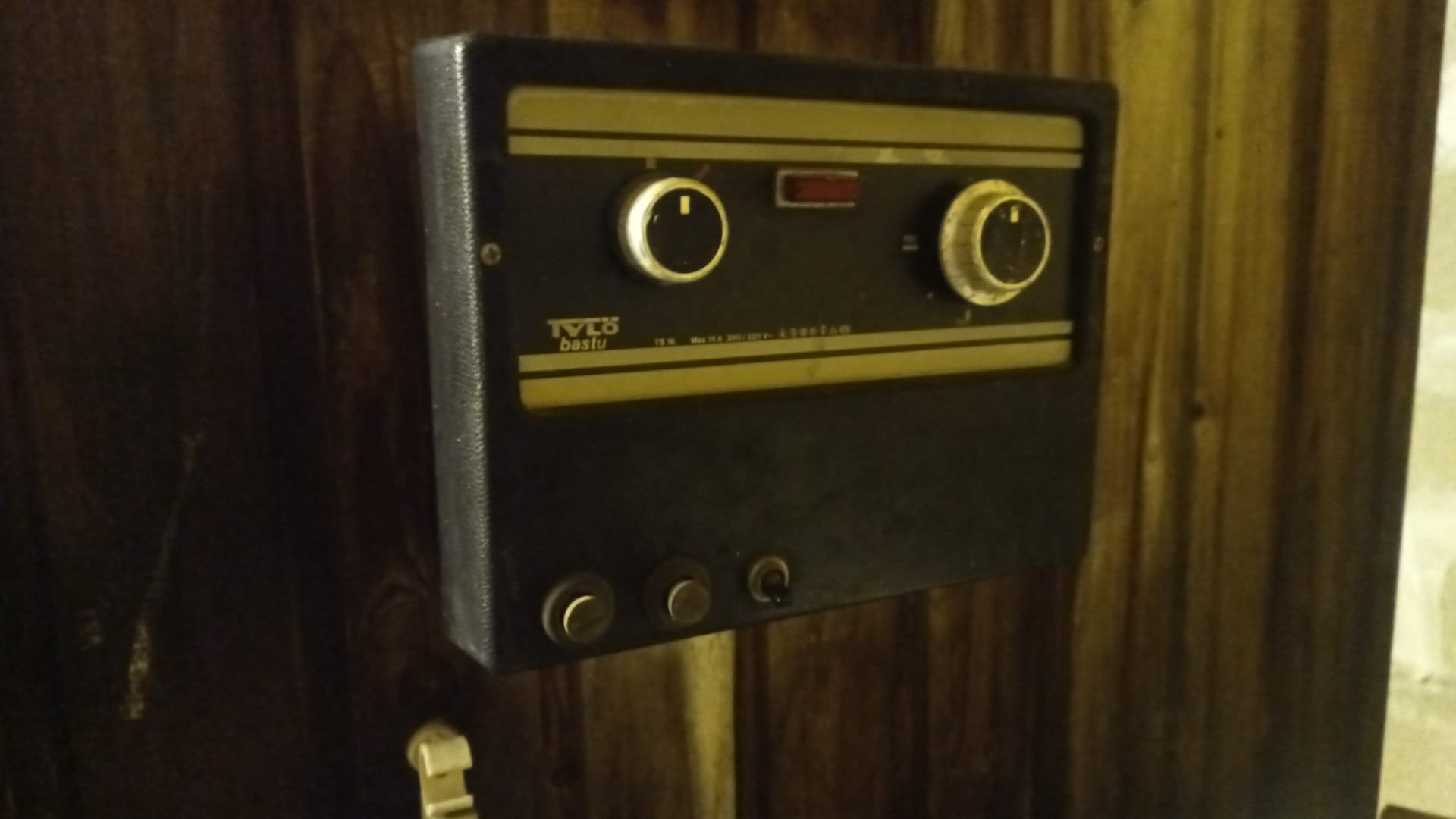 controllo stufa sauna Tylo storico