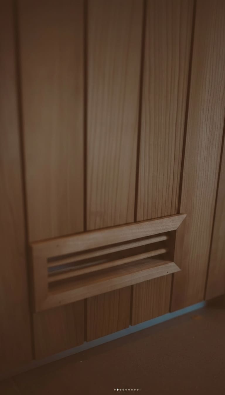 errori ventilazione sauna
